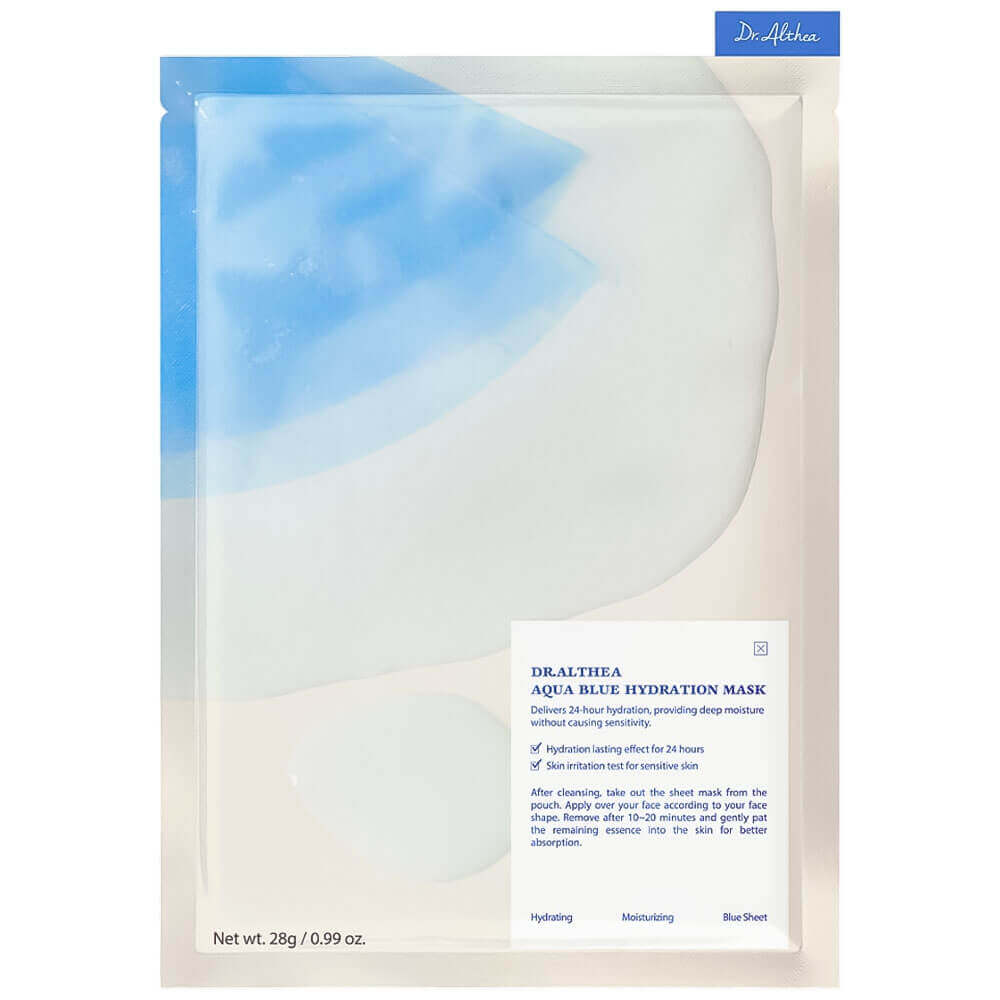 Увлажняющая тканевая маска с азуленом и агавой Dr. Althea Aqua Blue Hydration Mask, 28 гр